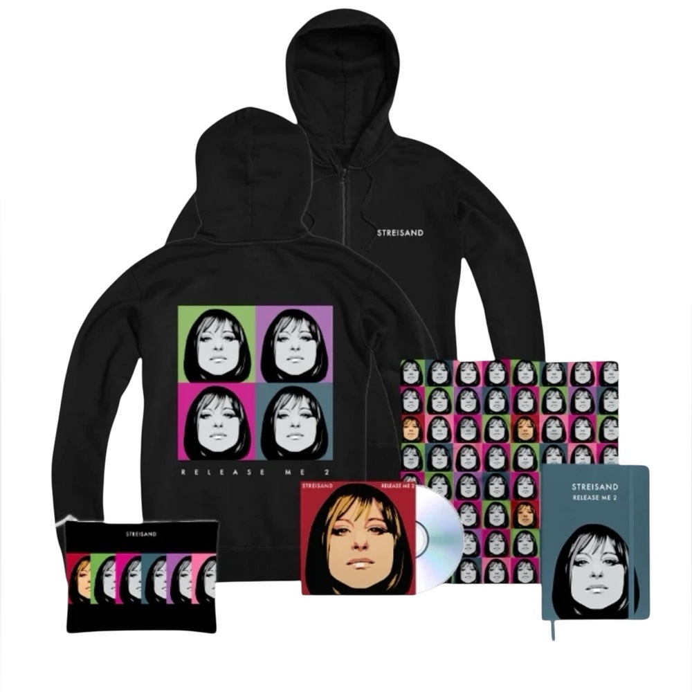 Barbra Streisand Release Me 2 Premium Box Set zip hoodie NEW SEALED Collectable‎